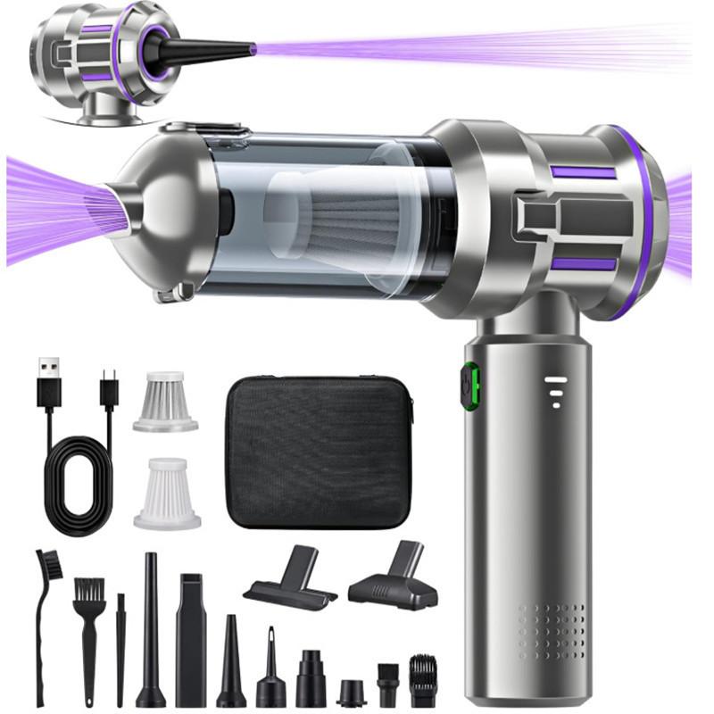 Cross-border Car Vacuum Cleaner, Brushless Motor, High-power Electric Dust Blower, Vacuum Inflator, Four-in-one Handheld