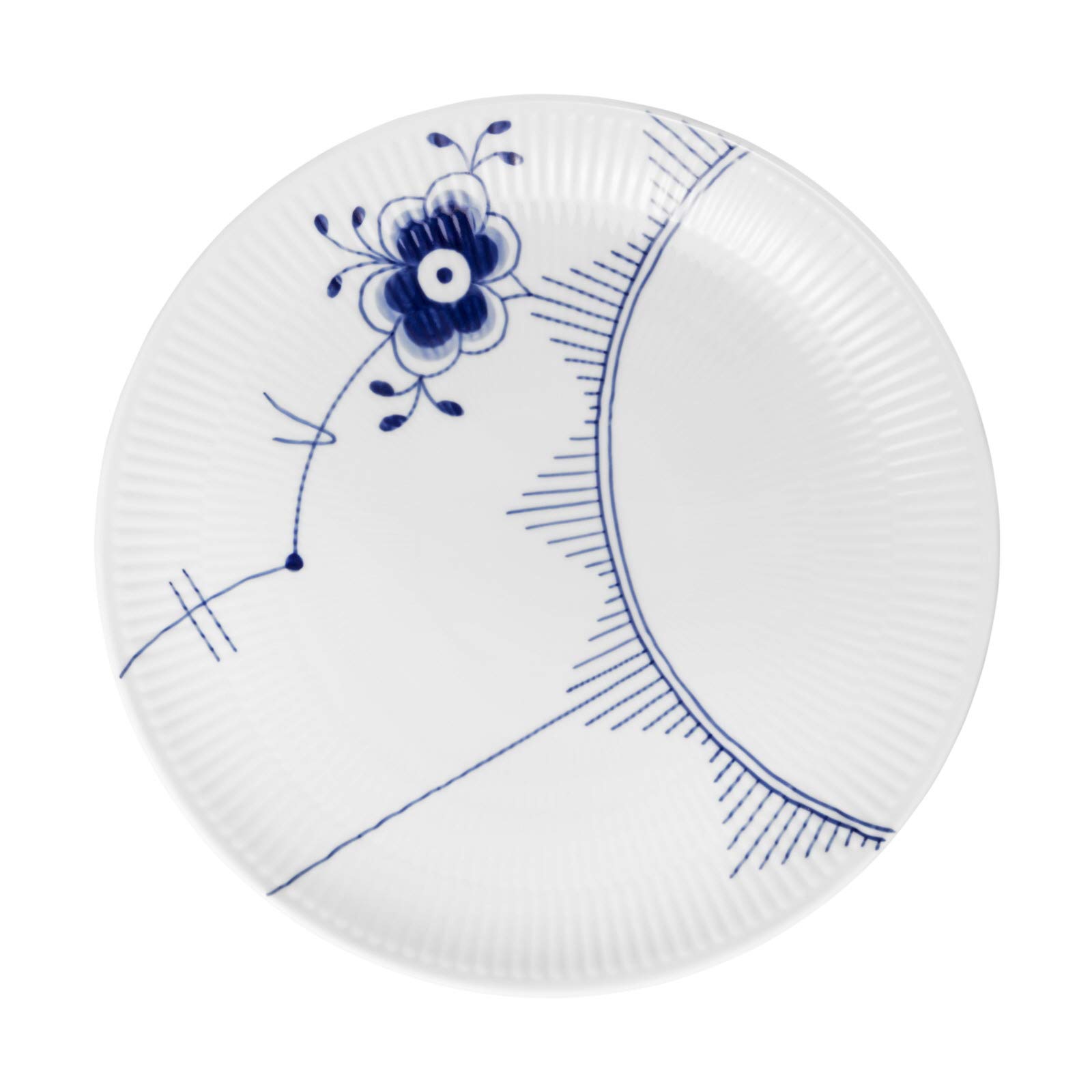 

Imported Royal Copenhagen Blue Fluted Mega Coupe Plate Dish 27cm Wedding Gift Present 1016907 [Regular Product] білий