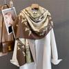 Women Winter Scarf Cashmere Pashmina Shawls and Wraps Bufandas Floral Print Warm Thick Scarves Blanket for Lady  Newpe