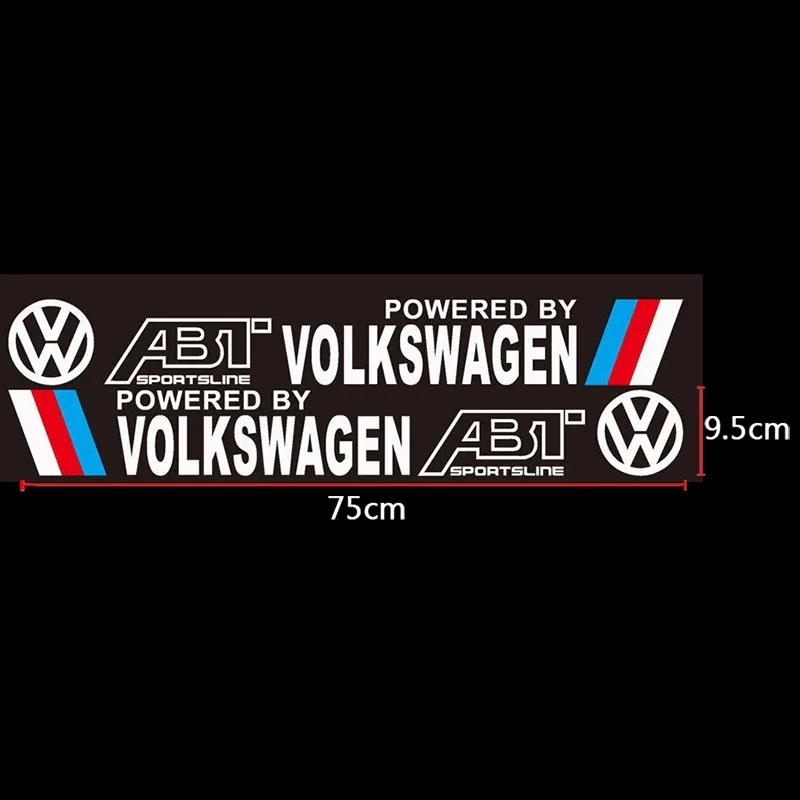 

VW GTI GOLF 2026 Hot For VW VOLKSWAGEN 2pcs Car Door Side Sticker Waterproof Auto Body Decals For Volkswagen Polo Tiguan Passat