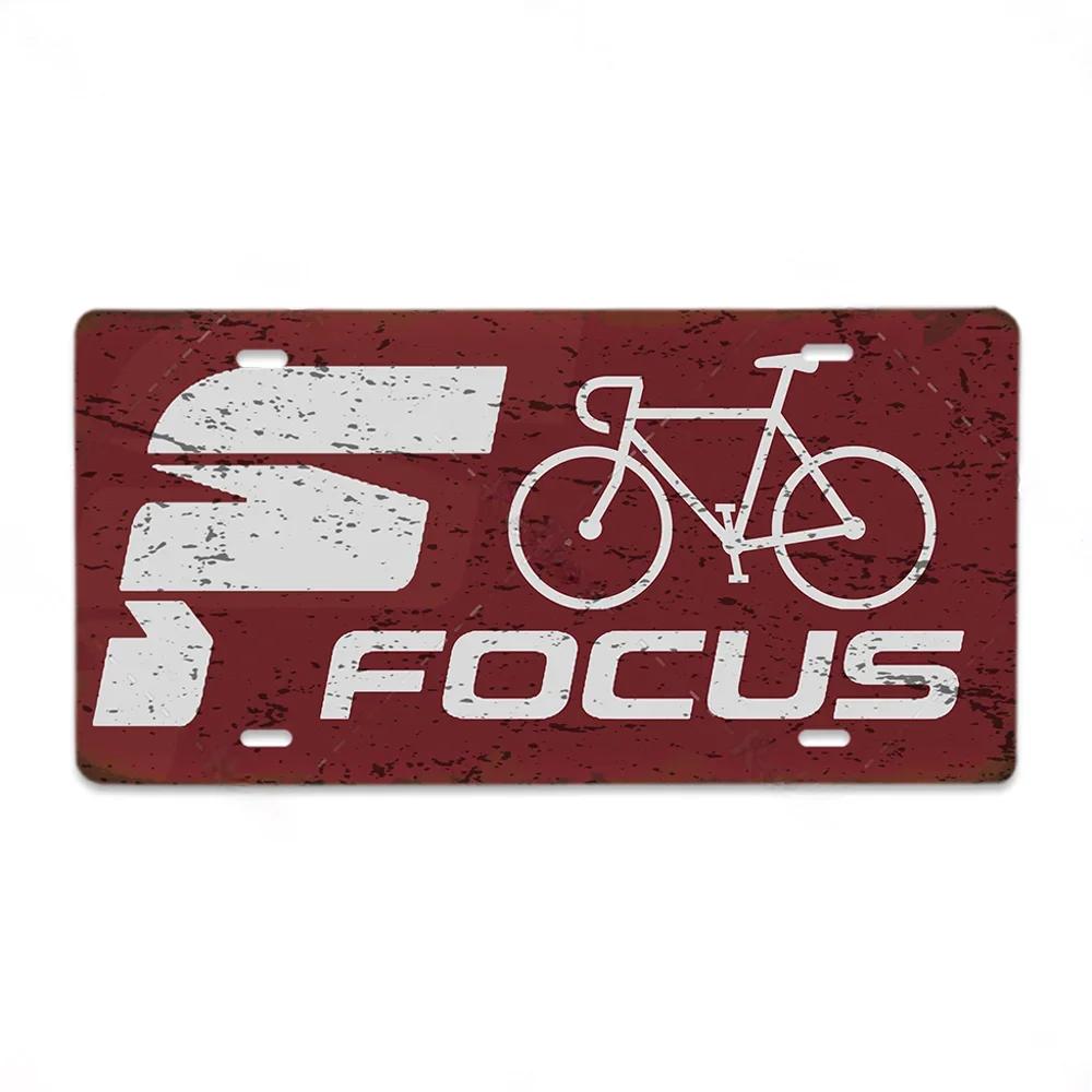 Vintage Metall Fahrradmarken Schild Dekorative Plakette mit Poster - Stil Design - Ideal für Fahrradclub-Geschäft und Wohnzimmerdekoration