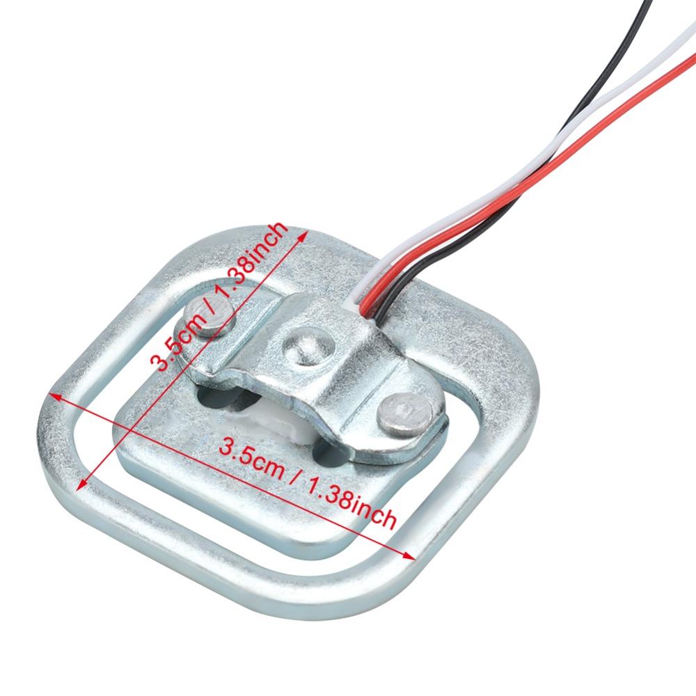 4 Stück 3-adrige Wägezelle Elektrischer Widerstand Halbe Brücke Wägesensor Gewichtssensor DIY-Projekte