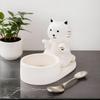 Cute Cat Candlestick Creative Aromatherapy Candle Holder High Tempe Desktop Decoration Cartoon Candlestick Birthday Gift