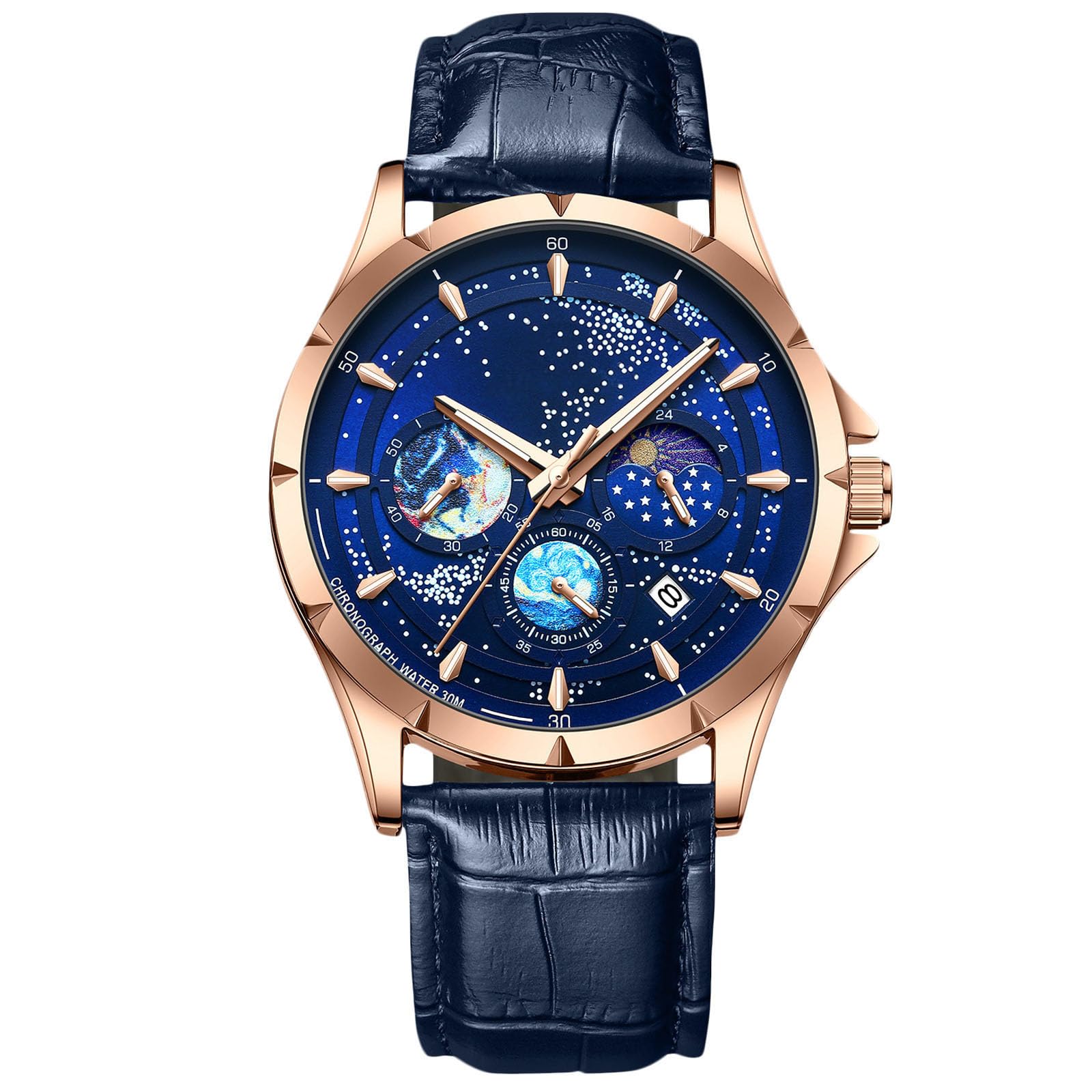 RORIOS Men s Quartz Watch with Day Display, Multifunctional, Luminous, Lightweight, Waterproof, Stylish, Popular, Simple, Business, Unisex, Father s D