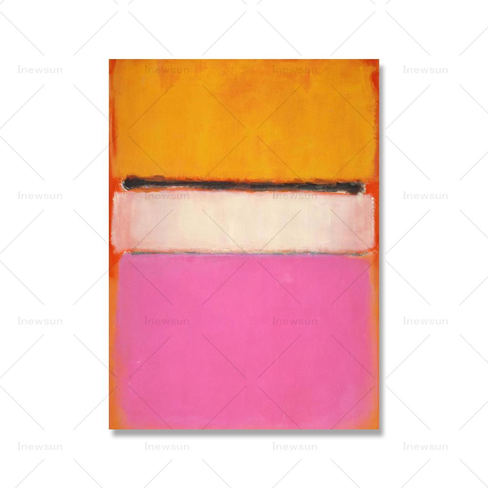 

Знаменитый Марк Ротко, красочный абстрактный художественный постер, холст, картина, современный настенный художественный принт для галереи, гостиной, домашнего декора 40x50cm No Framed