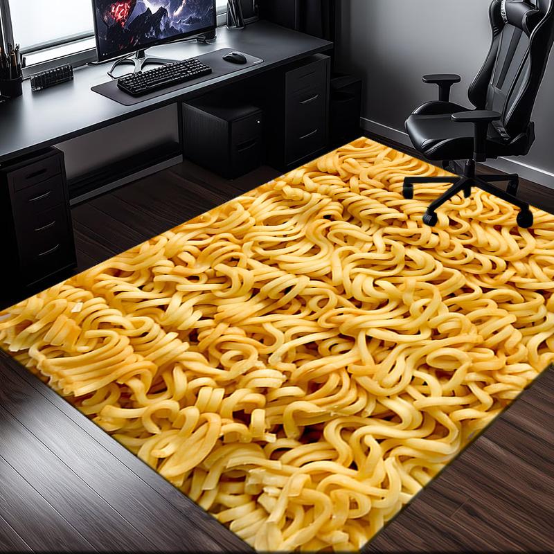 Egg Yolk Delight Rug Office Carpet Non-Slip Mat, Chair Rug Floor Covering for Gaming, Bedroom, Living Room , Home Decor Christmas Gift