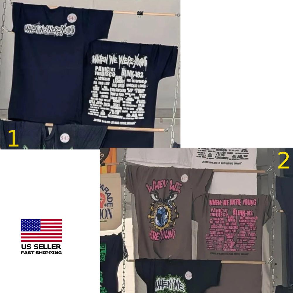 New Apparel When We Were Young 2025 Fest 17th Oct  Merch Unisex T-Shirt Graphic Tee XL