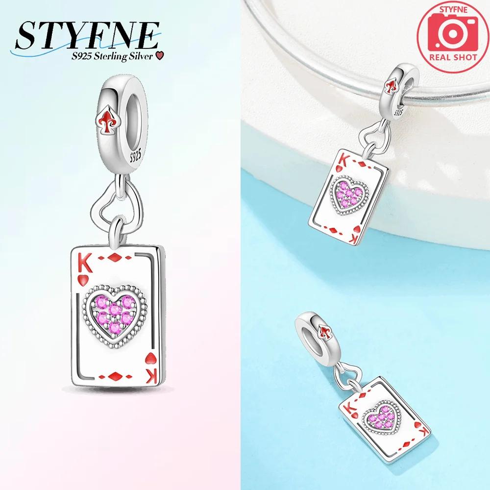 Charm Beads Plata Originales Spades A Jokers Beads For Charms Copper Wrist Bracelet Beads Jewellery Crafting Women'S Gift Idea