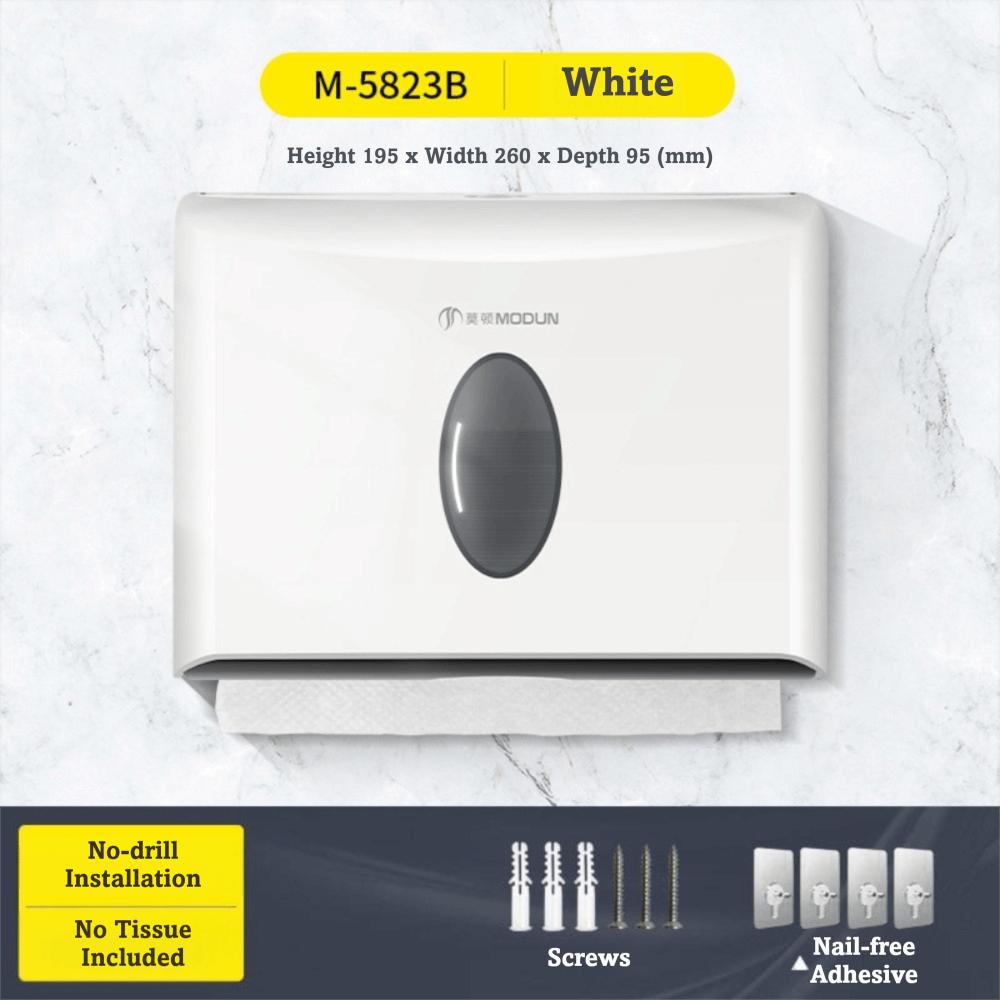 Wall-mounted Toilet Paper Box ABS Paper Towel Storage Tissue Dispenser  Commercial Toilet белый