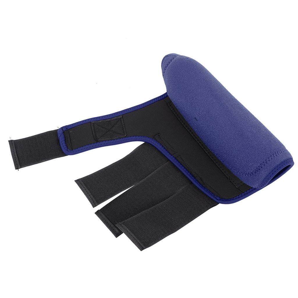 1 Pair Adjustable Horse Splint Leg Boot Protection Support Wrap Equestrian Equipment Dark Blue