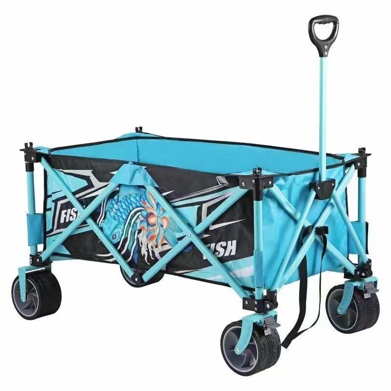 Rugged Folding Outdoor Camping & Fishing Wagon