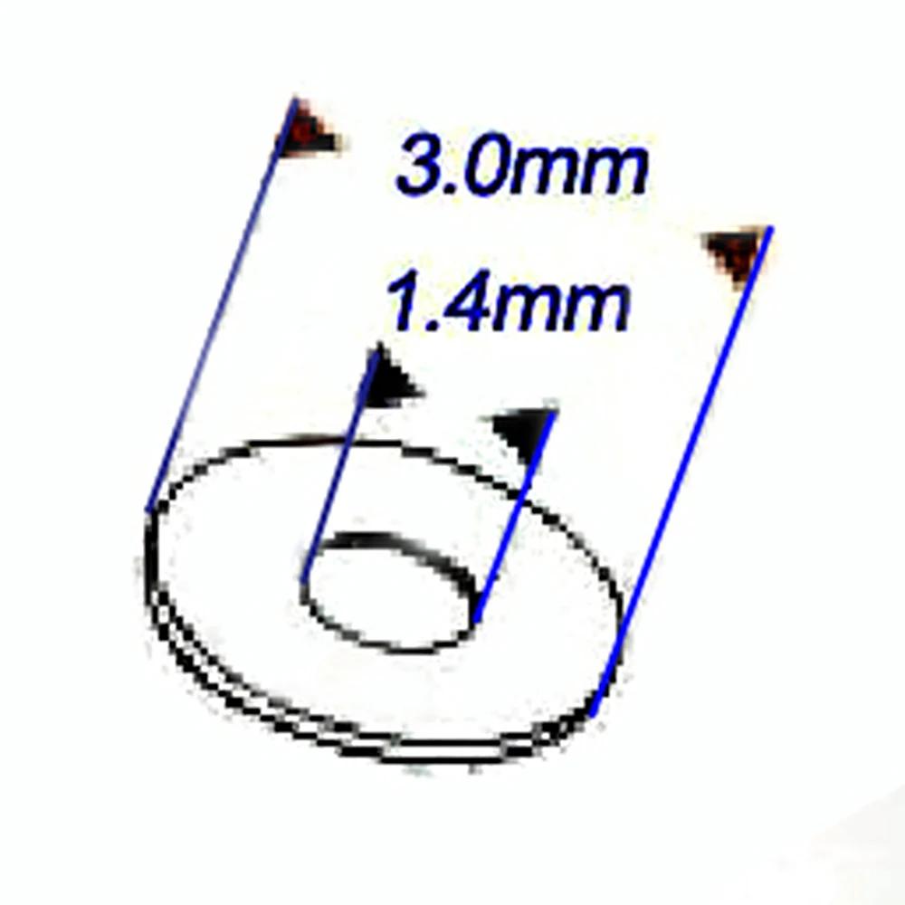 

1000pcs 3.0x1.4mm 2.5x1.2mm Eyeglasses Glasses Washers Eyewear Metal Flat Pad Glasses Accessories silver