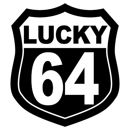 nc-smile Наклейка с цифрами Тип А Черный Маленький размер Счастливое число small