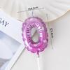 1Pcs Pink Creative 3D Balloon Candles Birthday Cake Top with Numbers 0-9 Candles Wedding Anniversary Cake Accessories