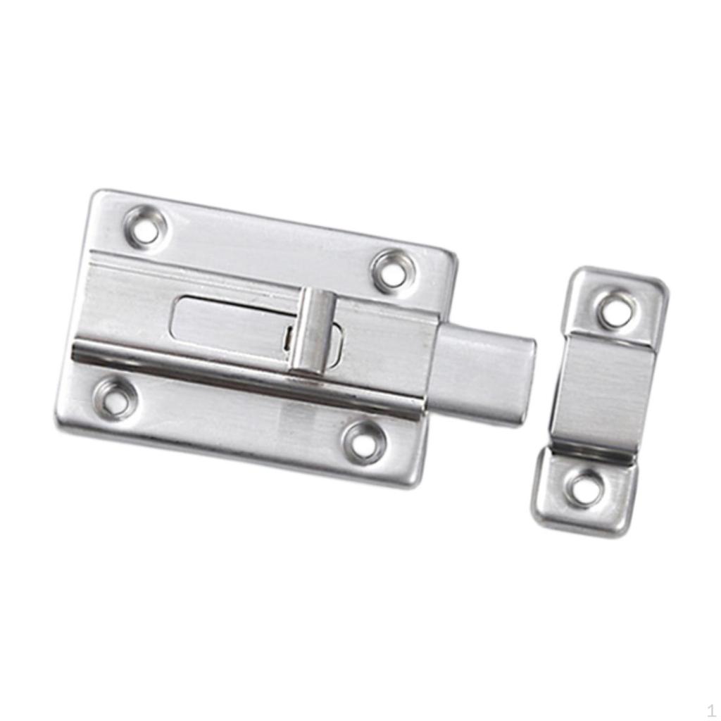 Door Bolt Security Slide Latch Lock Easy To Install for