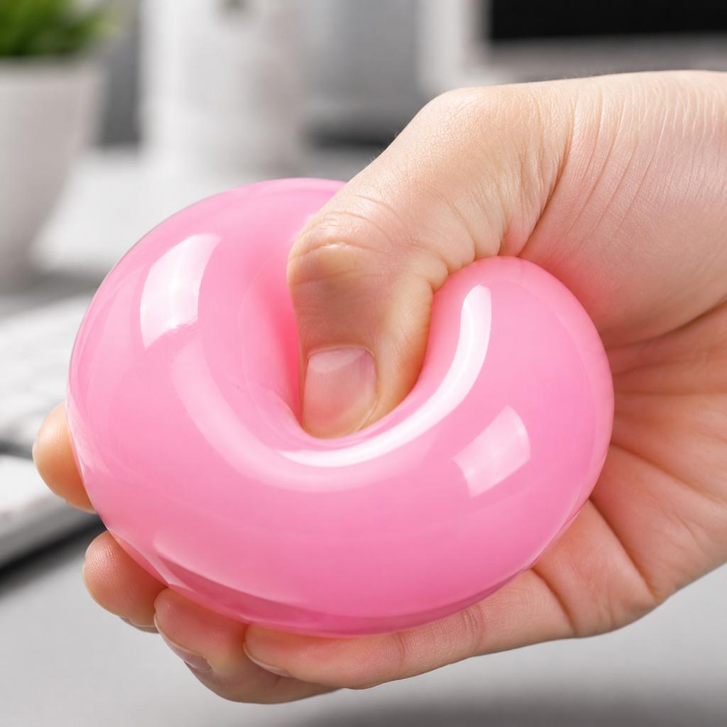 Stress Relief Squeeze Toy Soft Squishy Ball Sensory Toy for Hand Exercise and Relaxation Durable Material for Repeated Use