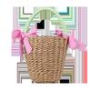 Kids Summer Woven Straw Handbag For Kids With Spacious Design And Fresh Style