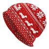 Custom Dachshund Dog Christmas Holiday Beanies Caps Unisex Fashion Winter Warm Knitted Hat Adult Animal Pet Bonnet Hats