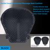 Ergonomic Motorbike Seat Pad Breathable Silicone Cover Thickened Pressure Relief Saddle Protector Comfort Riding Gear
