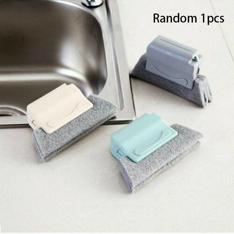 Door Window Track Cleaning Brush Gap Groove Dust Cleaner Corner Magic Cleaning