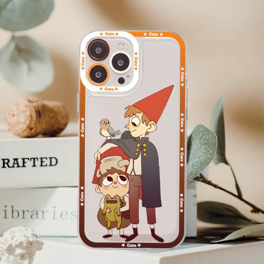 Cartoon O-Over the G-Garden W-Wall Phone Case For iPhone 15 11 12 13 14 Mini Pro Max XR X XS TPU Clear Case