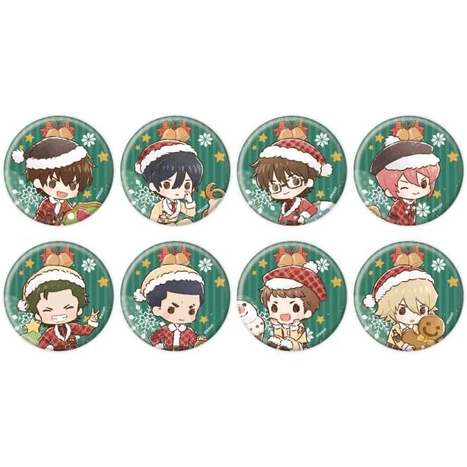 TV Anime  Ace of Diamond act II  Second Season 01 Christmas ver. [Graph Art Illustration] Complete Set of 8 Cans, 57mm Size, All 8 Types, A3 Original