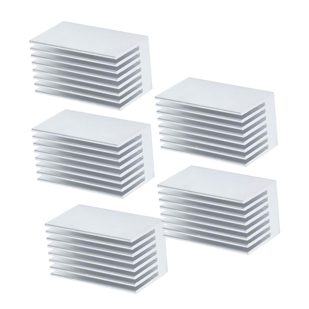 5Pcs Aluminum Heatsink Anodic Oxidation Cooling Heat Sink 51.6x28x28mm for Power Module