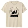 Haus Mit Waldkante T-Shirt Forest Cabin Nature Birthday Gift For Him And Her