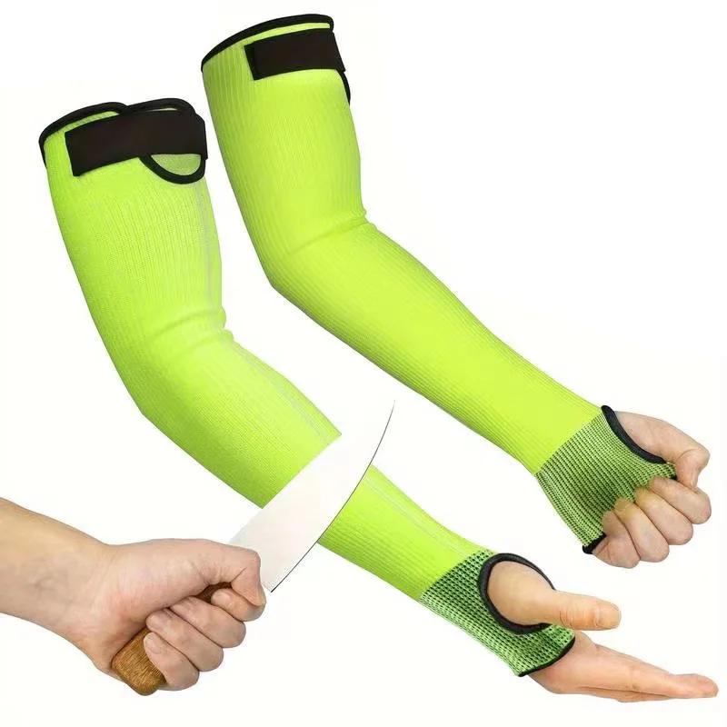 

Cooling Cut Resistant Sleeves - Ultra-Comfort HPPE Arm Protectors for Thin Skin & Bruising, Gardening Farming Yard Tools 4XL