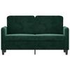 2 Seater Sofa Dark Green 120 Cm Velvet