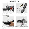   Motorcycle Hole Ht   Curve Exhaust Pipe Cover Black
