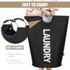 90L Large Capacity Laundry Storage Basket Reusable Multifunctional Plastic Bottle Baskets Home Dirty Laundry Basket With Handle