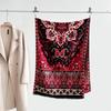 Women's shawl autumn and winter new imitation cashmere cashew flower scarf femininity long fringed double-sided scarf dual-purpose