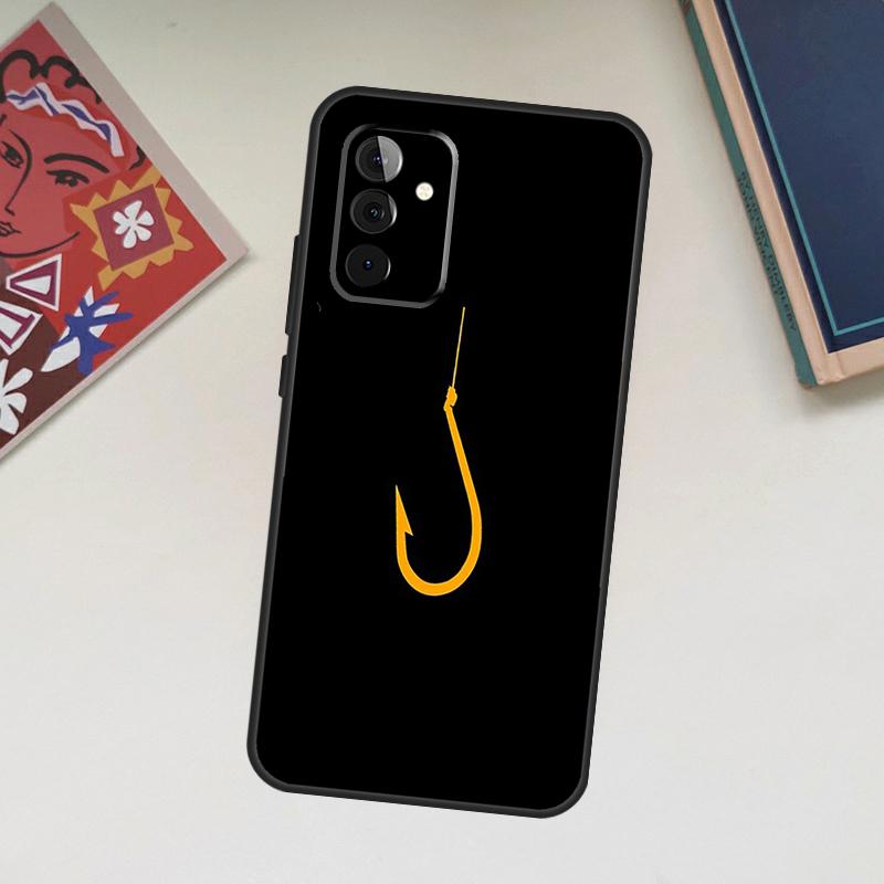 Carp Fish Fishing Rod Hook Case For Samsung Galaxy A12 A22 A32 A52 A14 A24 A34 A54 A53 A33 A13 A15 A25 A71 A51 Cover
