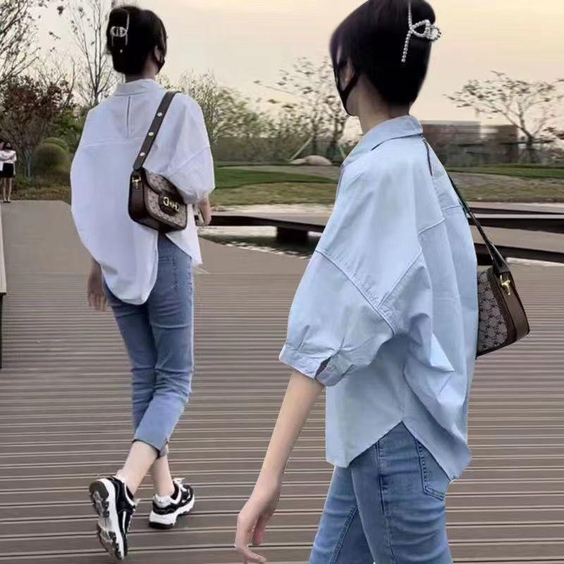 In Stock: Women's Korean Style Summer Casual Slimming Top with Hollow Back & Short Sleeves