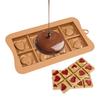 Chocolate Bar Mold Food Grade Silicone Break-Apart Chocolate Candies Molds heart Flipping Cake Mold Cocoa Baking Mold