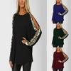 Women Ladies Sweatshirts Loose Blouse Long Sleeve Sequined Casual T-shirts Tops With Premium Quality Comfort And Stylish Versatility