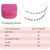 2Pcs Cartoon Cat Dental Metal Braces Archwire With Hooks Metal Bracket And Ligature Ties Colorful Temporary Tooth Decoration