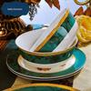 Ling's Royal Aristocrat 56-Piece Bone China Dinnerware Set
