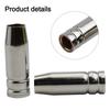 10pcs 15AK MB15 MIG MAG Welding Torch Conical Gas Nozzle Cup, Brass Nickel Plated, For MB-15AK Torch, 12mm 18mm Diameter
