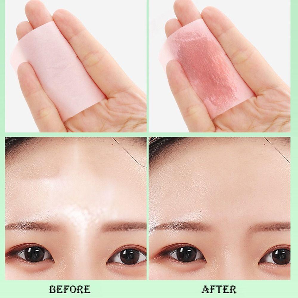 100Pcs Oil Removal Face Oil Blotting Paper Anti-grease Facial Oil Absorbing Paper Summer