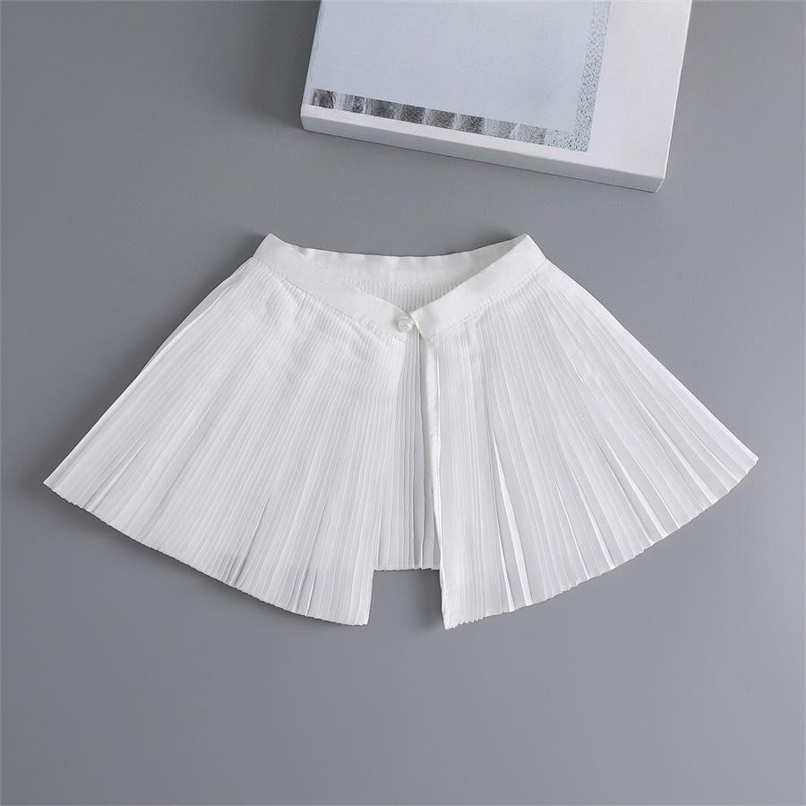 Women Lace Shirt Detachable Collar Wraps Blouse Tops Lapel Fake Collar Shawls Ladies Dress Small Cape Fuax Cols Decor