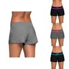 Plus Size Square Swim Shorts For Women Conservative Frenulum Design With Large Size And Good Elasticity