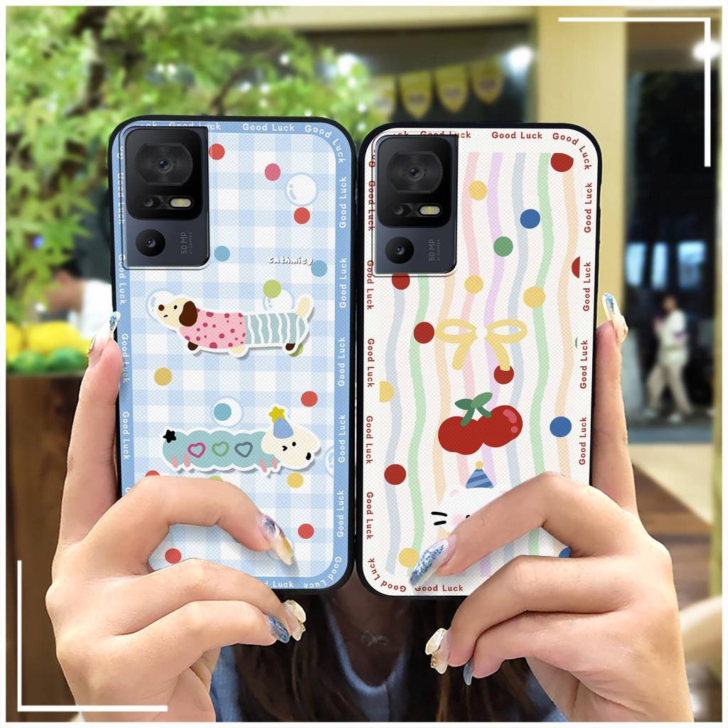 Silikon Graffiti Handyhülle für TCL 40SE/T610K Staubdicht Schmutzabweisend TPU Wasserdicht Vollständiger Schutz Stoßfest Cartoon