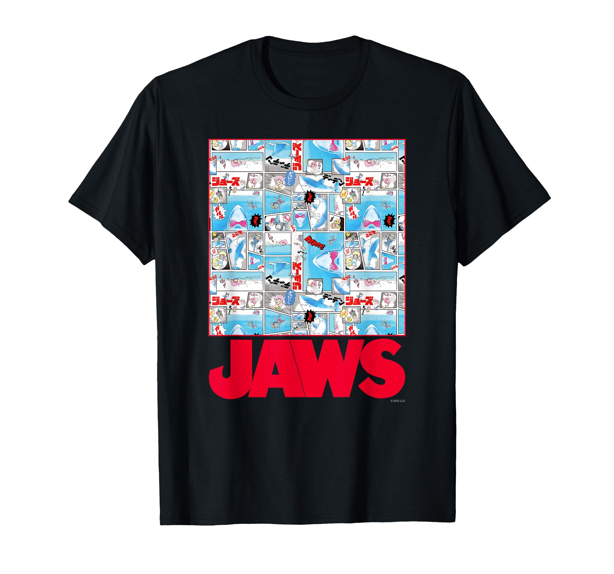 

Jaws CARTOON (FRAME PATTERN) T-shirt чёрный