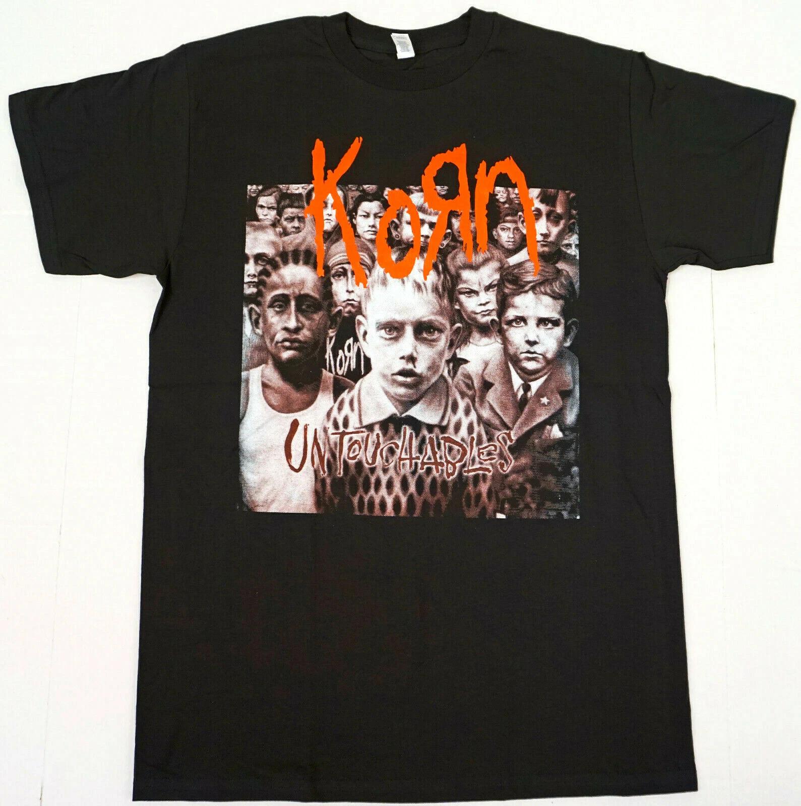 KORN Untouchables T-shirt Nu Metal Alternative Rock Men s Tee New XXXXL