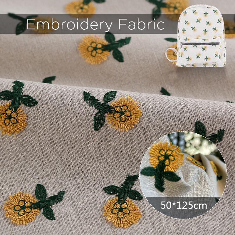 50x125cm Chic Art Broderie Margarete In Material In Bumbac In 3D Material Jacquard Margarete Pentru Rochie DIY Articole de Îmbrăcăminte Geantă Material pentru Pernă