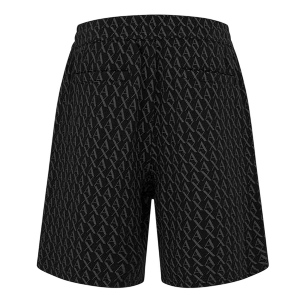 Armani Exchange Mens All Over Logo Shorts