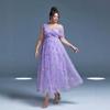 New Style European and American Foreign Trade Sexy Evening Dress for Parties and Performances Plus Size Dress Birthday Gown
