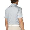 FootJoy Men's Heather Print Short Sleeve Button-Down Golf Shirt, Gray, Size L (FJ-S25-S17, 34540-L)